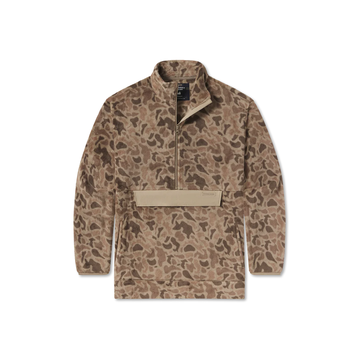 Men's Southern Marsh Wadsworth Fleece Pullover Retro Camo OWWP-KHK