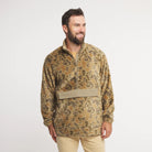 Southern Marsh Men's Light Brown Retro Camo Wadsworth Fleece Pullover OWWP-LBR