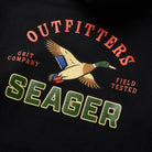 Seager Men's Black Outfitters Hoodie MFH26OUTFITBLK