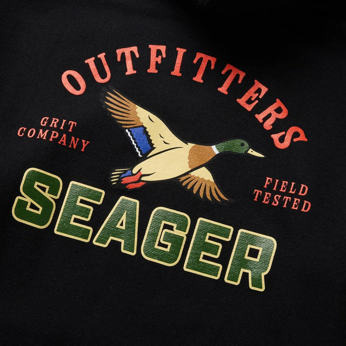 Seager Men's Black Outfitters Hoodie MFH26OUTFITBLK