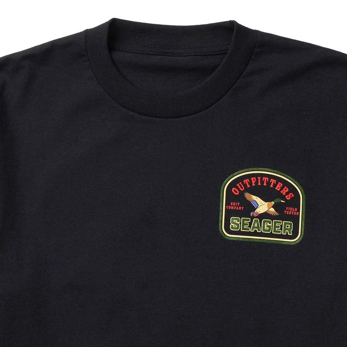 Seager Men's Black Outfitters Tee MTH26OUTFITBLK