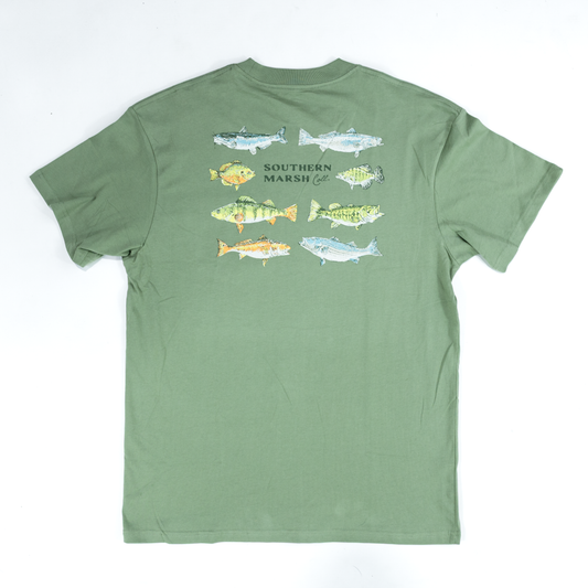 Men's Southern Marsh Swimmers Tee Bay Green ASST-GRN