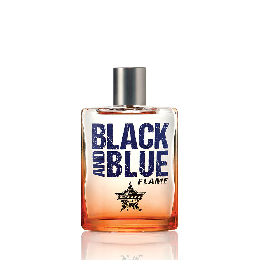 Men's Black and Blue Flame Cologne