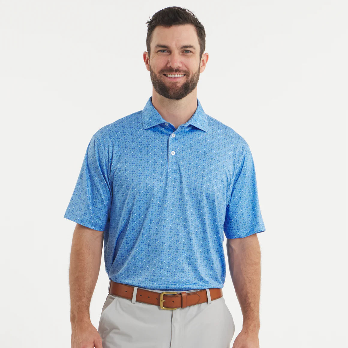 Men's Southern Marsh Flyline Performance Polo PFCP-BLS - Crazy House Western Wear