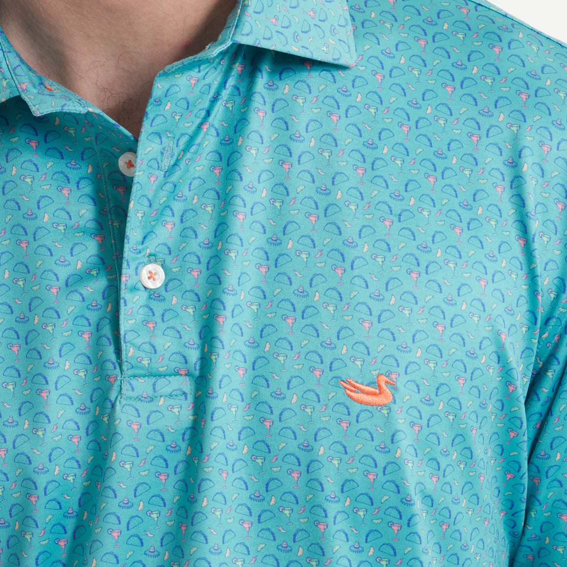 Men's Southern Marsh Flyline Performance Polo PFTT-TLNV - Crazy House Western Wear