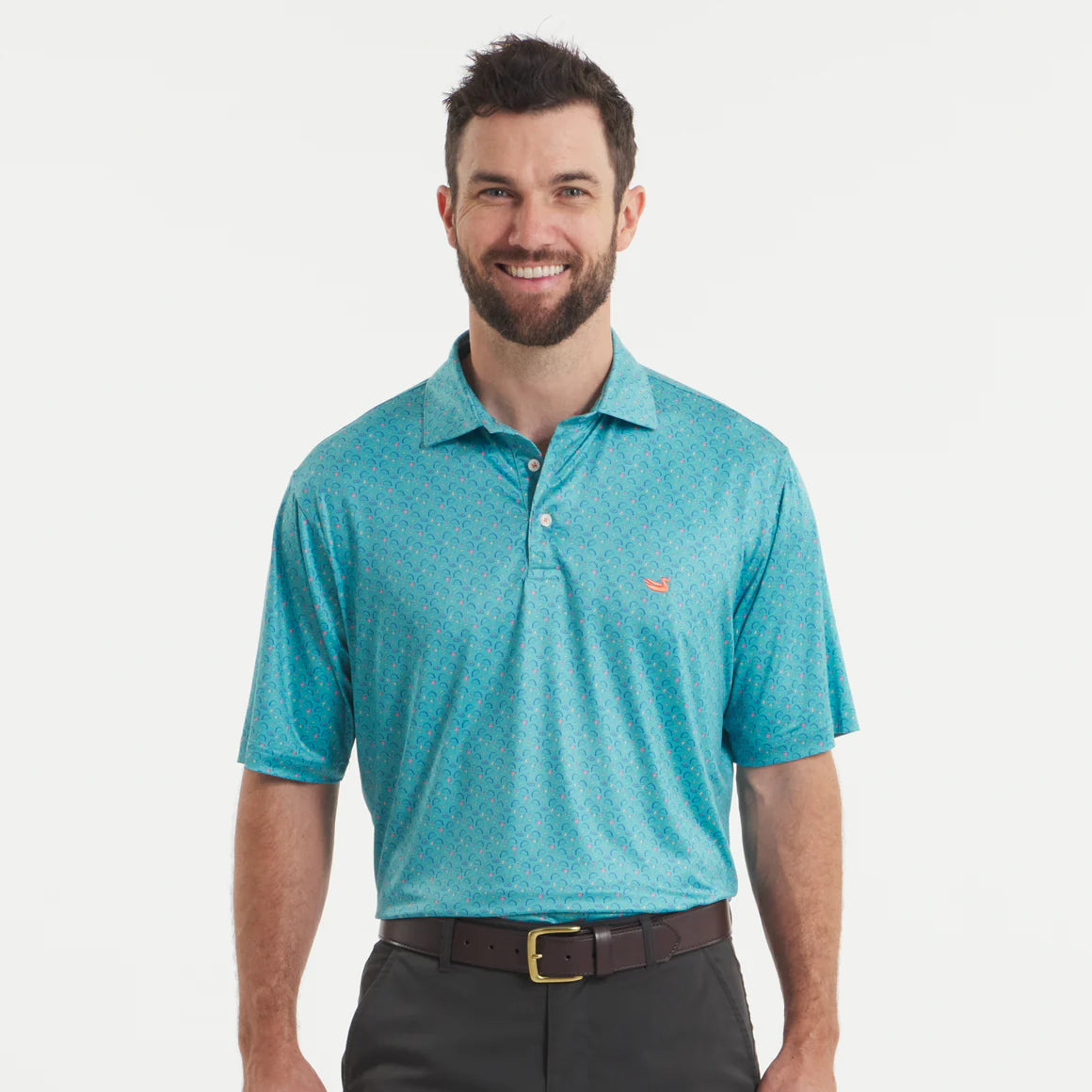 Men's Southern Marsh Flyline Performance Polo PFTT-TLNV