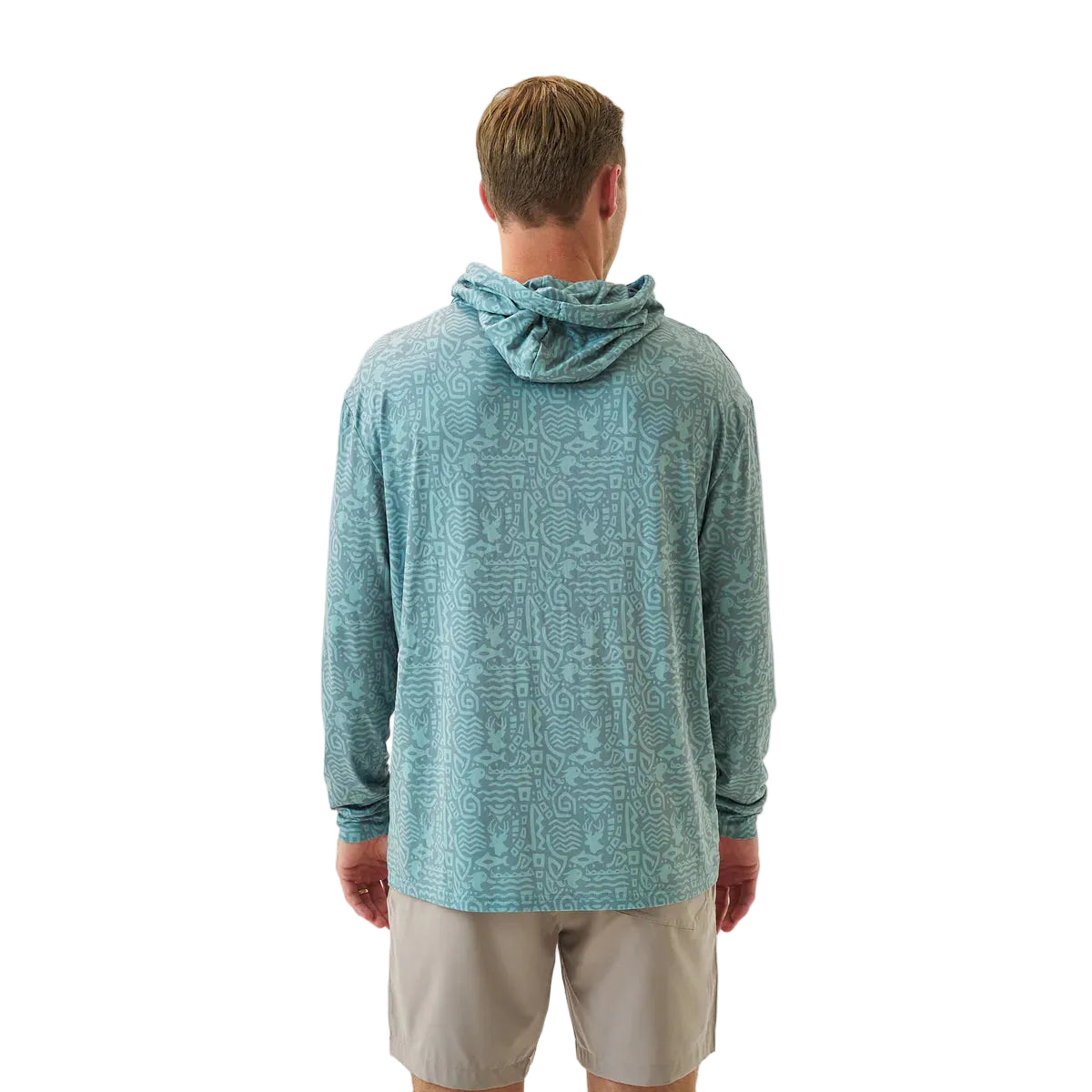 Men's Burlebo Sage Mayan Outdoors Performance Hoodie PH-MO-SGE
