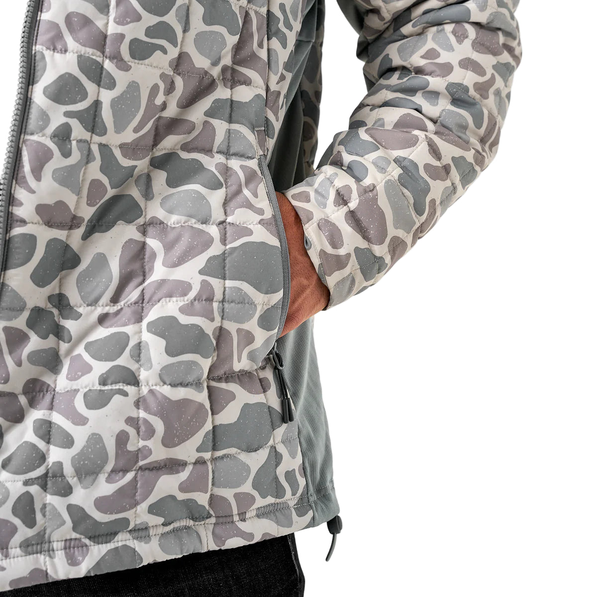 Men's Burlebo Classic Deer Camo Puffer Jacket