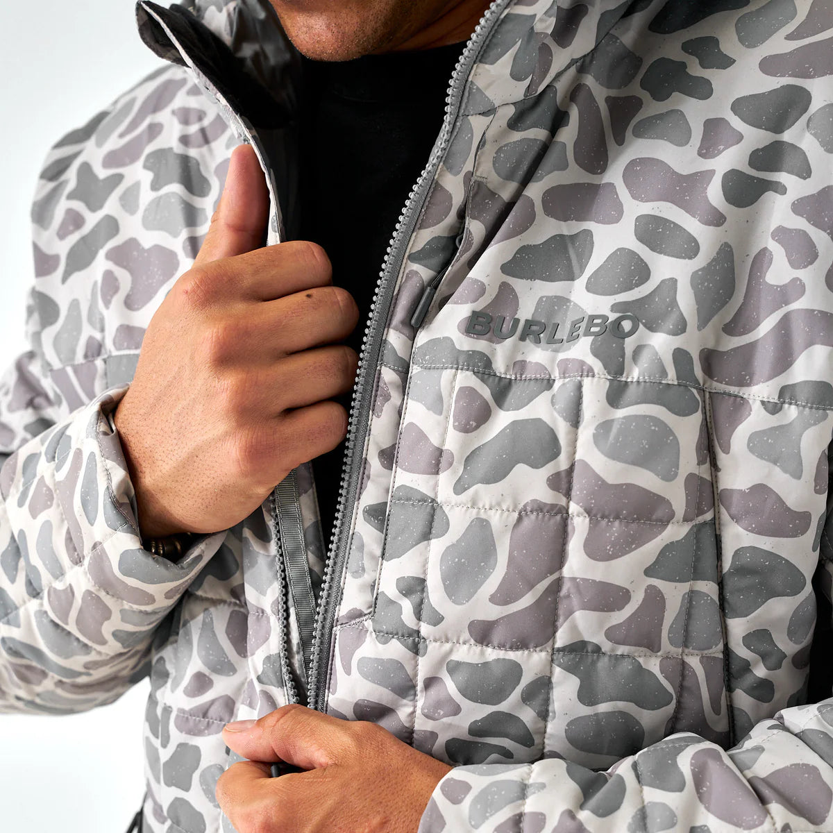 Men's Burlebo Classic Deer Camo Puffer Jacket