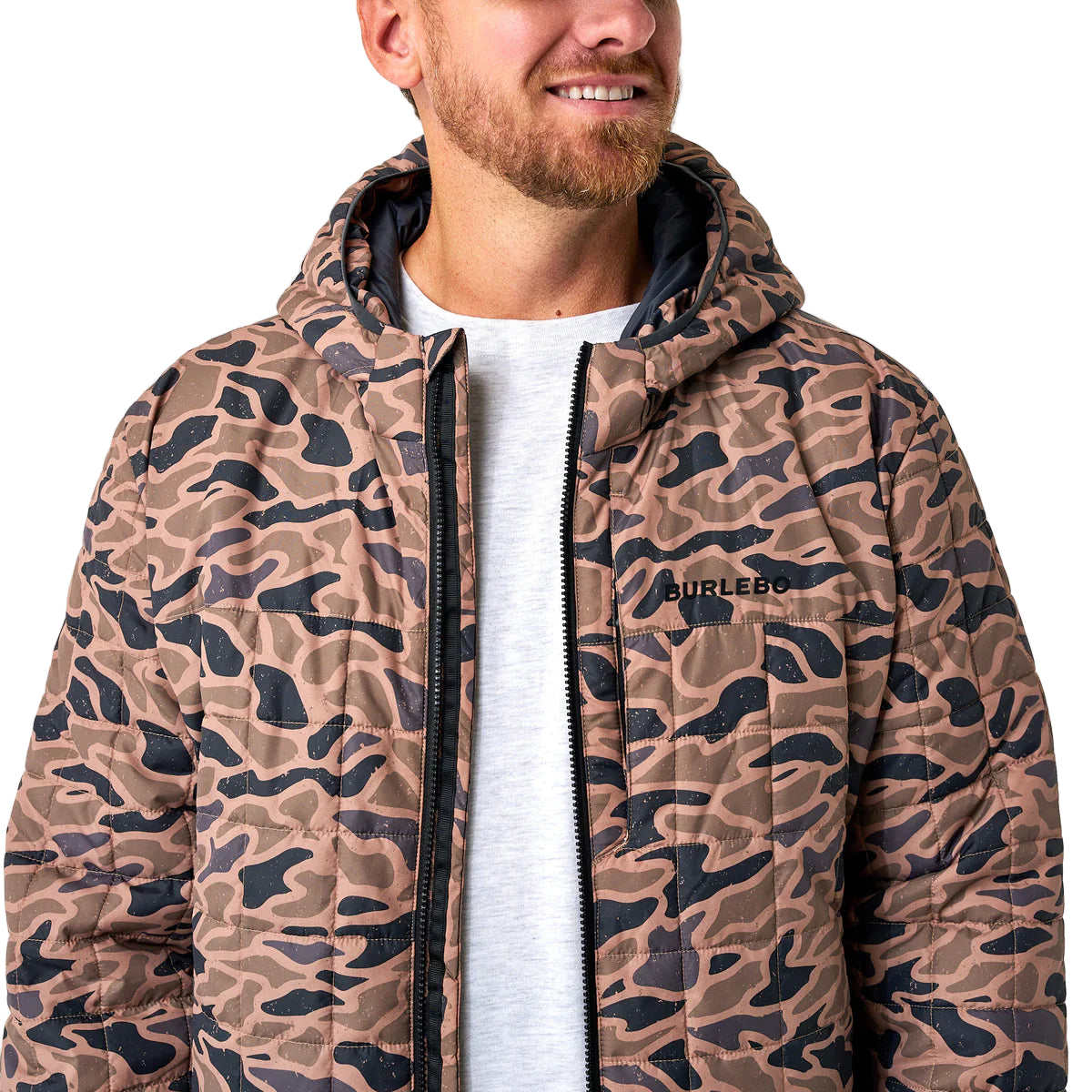 Men's Burlebo Gauge Camo Puffer Jacket
