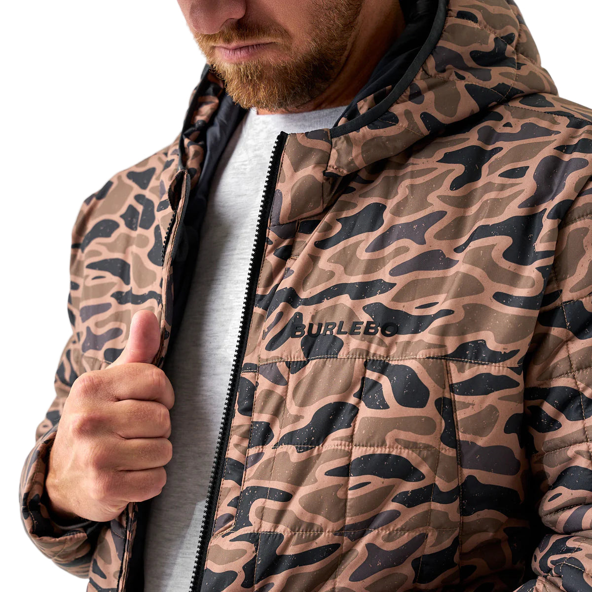 Men's Burlebo Gauge Camo Puffer Jacket