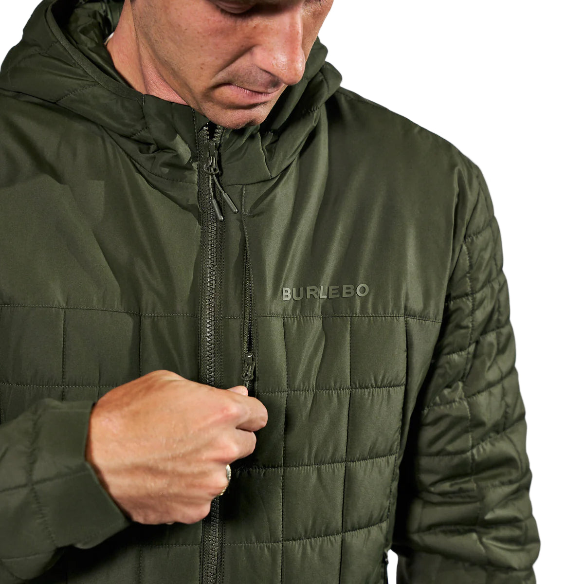 Men's Burlebo Mallard Green Puffer Jacket