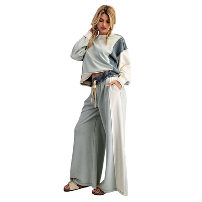 Women's ee:some Color Block Denim Drawstring Pants PK13002