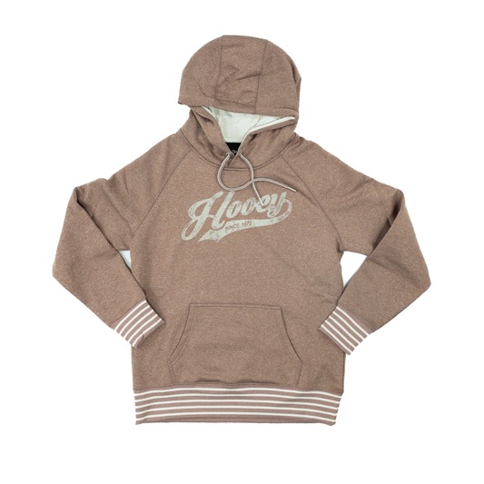 Women's Hooey "Legendary" Polar Fleece Brown Pullover Hoodie HH1370BR
