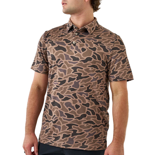 Men's Burlebo Performance Polo "Gauge Camo" PP-GC
