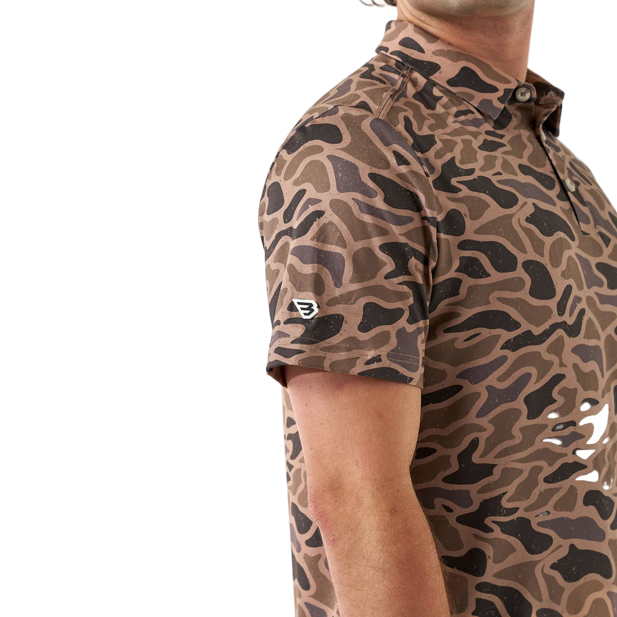 Men's Burlebo Performance Polo "Gauge Camo" PP-GC