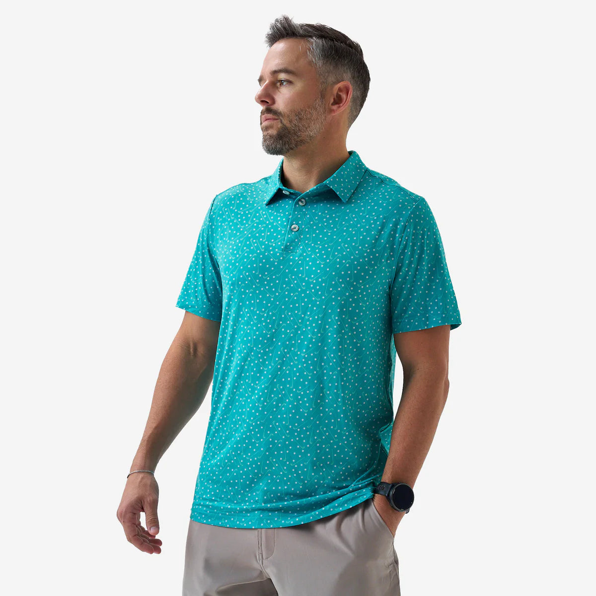 Men's Burlebo Par-Tee Performance Polo PP-PART – Crazy House