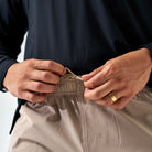 Men's Burlebo Cobblestone Khaki Performance Pants 