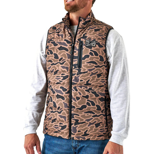 Men's Burlebo Gauge Camo Puffer Vest 