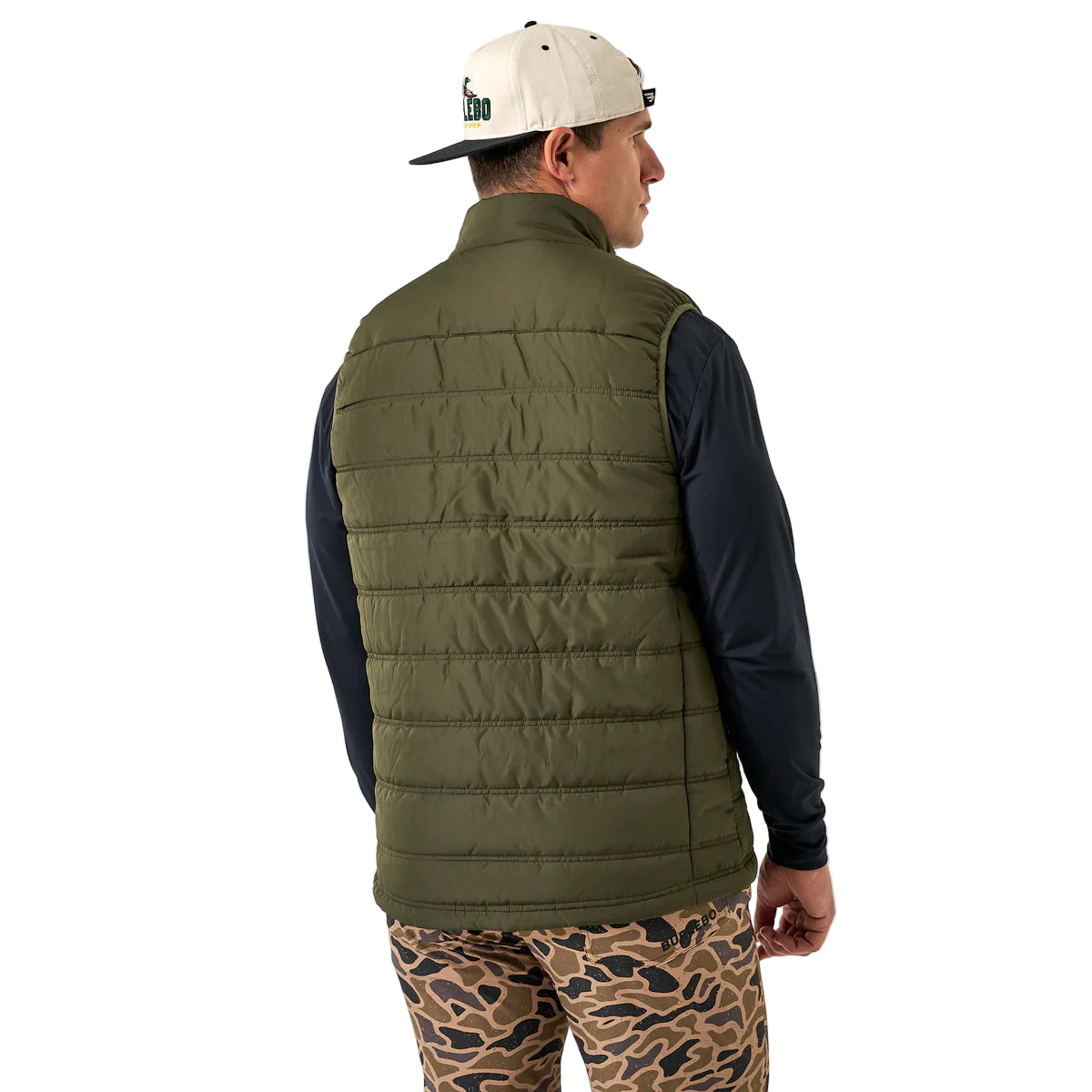Men's Burlebo Mallard Green Puffer Vest