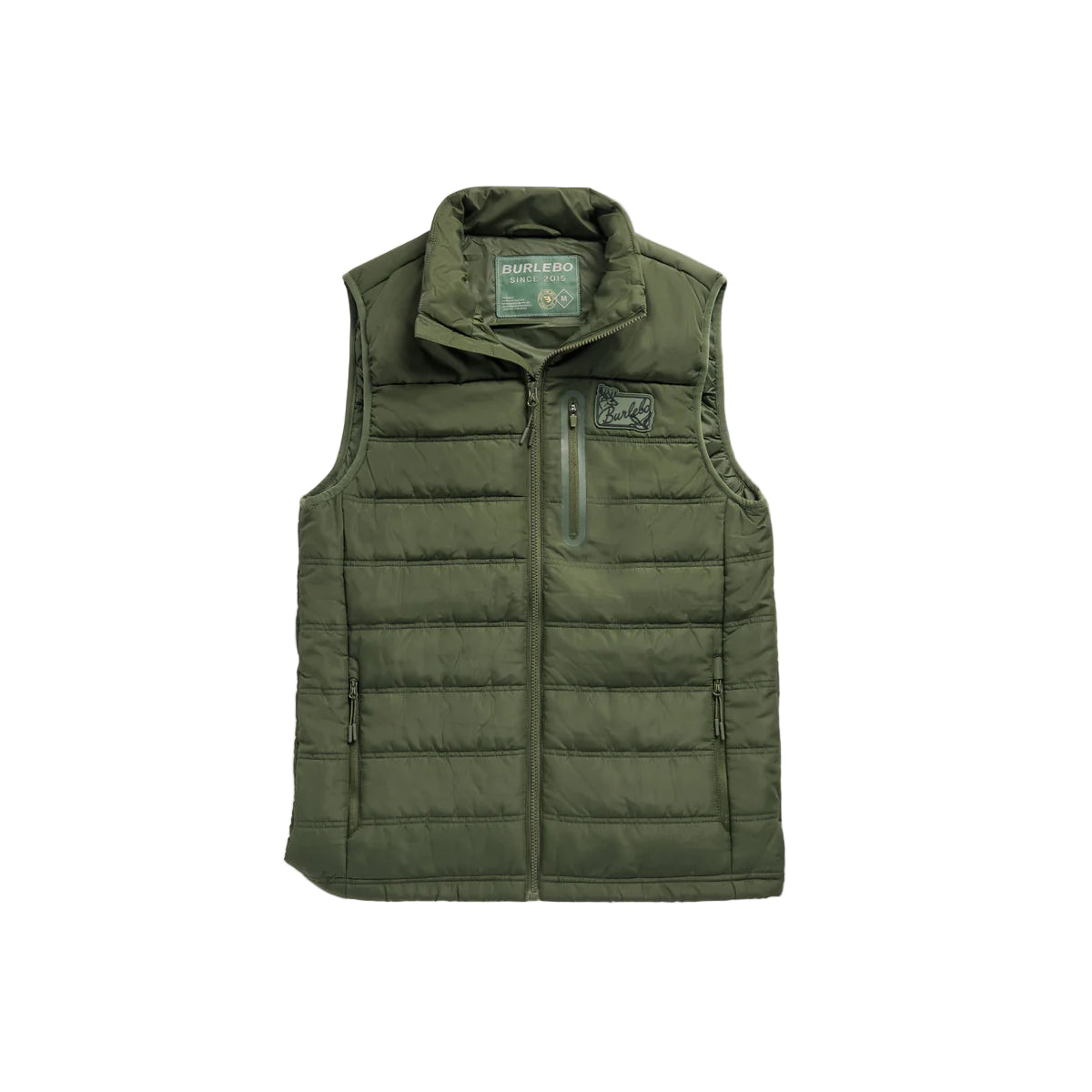 Men's Burlebo Mallard Green Puffer Vest