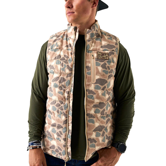 Men's Burlebo Pintail Camo Puffer Vest