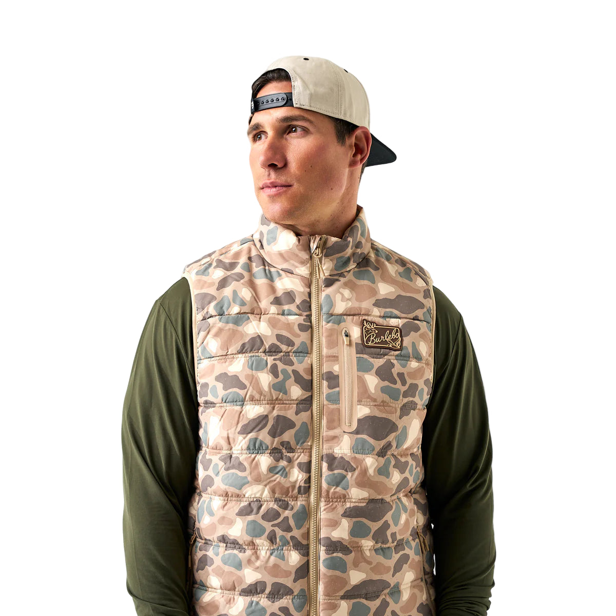 Men's Burlebo Pintail Camo Puffer Vest