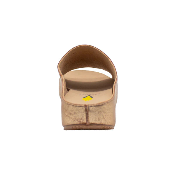 Women's Very Volatile Gold "Wren" Slip On Sandals