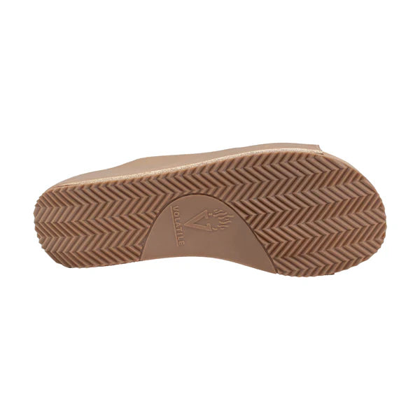 Women's Very Volatile Gold "Wren" Slip On Sandals