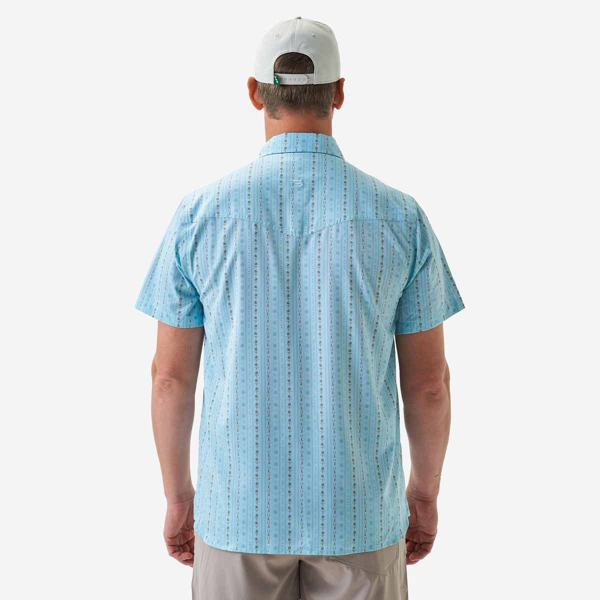 Men's Burlebo Blue Jean Burlebo Ranch Performance Western Shirt PWS-TBR-BJ