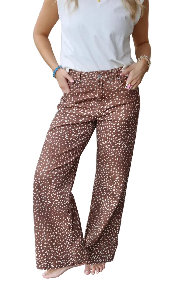 Poppy and Pine Women's Deer To Dream Denim Pants 