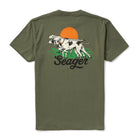 Men's Seager Surplus Green Pointer Tee Surplus Green MTSU26POINTMIL