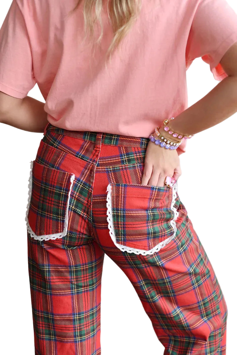 Poppy and Pine Women's Yuletide Denim Pants 
