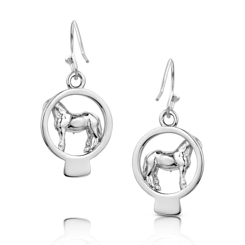 Women's Montana Silversmiths Horses of The World Earrings QER5971