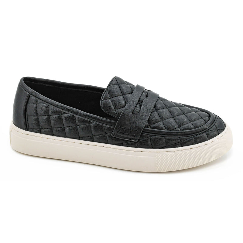 Women's Corkys "Quilty As Charged" Black Slip On Shoes 51-0175-BLCK