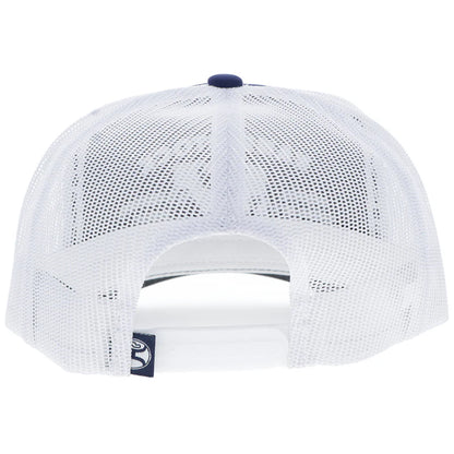 Men's Hooey "Rank Stock" Navy and White Hat 2562T-NVWH - Crazy House Western Wear