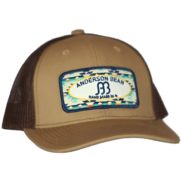 Anderson Bean Tan Aztec Patch Cap - Crazy House Western Wear