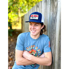 Men's Red Dirt Hat Co Faded Denim Cap RDHC-493 - Crazy House Western Wear