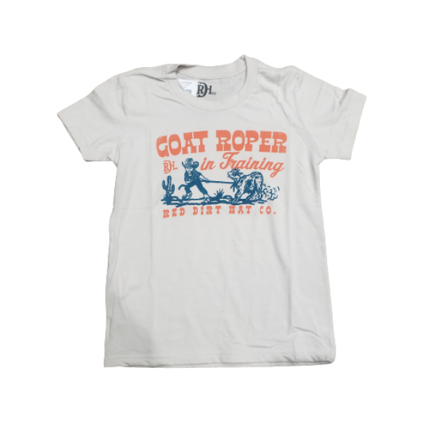 Red Dirt Goat Roper Youth T-Shirt - Crazy House Western Wear