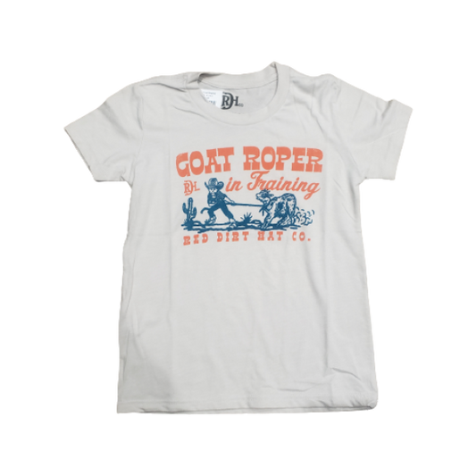 Red Dirt Goat Roper Youth T-Shirt - Crazy House Western Wear