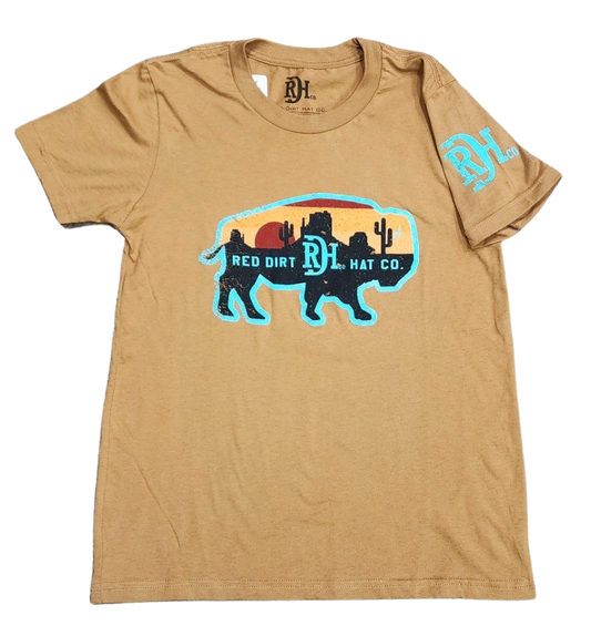 Red Dirt Billboard Youth T-Shirt - Crazy House Western Wear