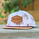 Red Dirt Hat Co Boy's White/Tan Out West Snapback RDHCY-66