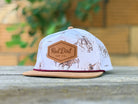 Red Dirt Hat Co Boy's White/Tan Out West Snapback RDHCY-66