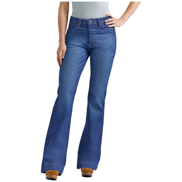Women's Wrangler Retro® Bailey High Rise Trouser Jean 112352979 - Crazy House Western Wear