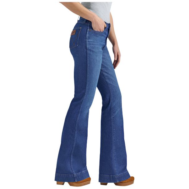 Women's Wrangler Retro® Bailey High Rise Trouser Jean 112352979 - Crazy House Western Wear
