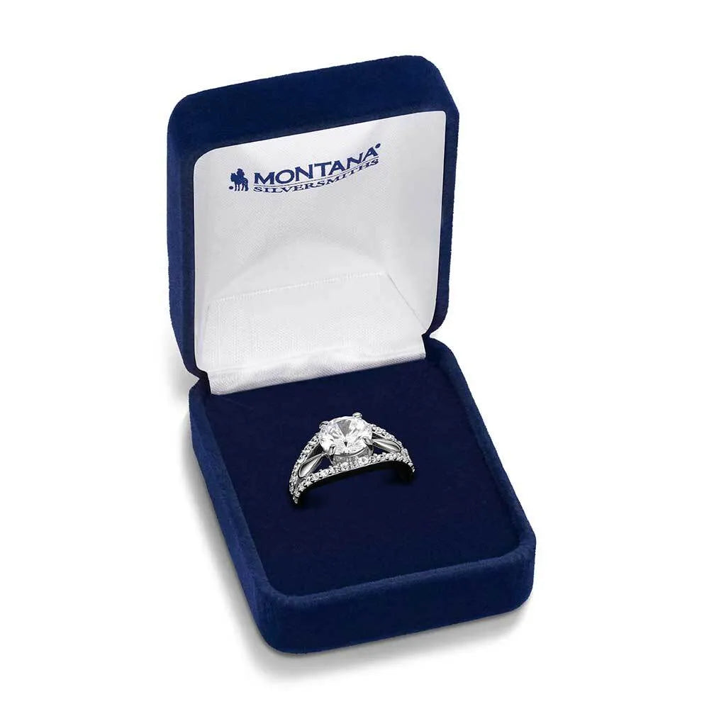 Montana Silversmiths Women's Starlight Crystal Ring RG2550B