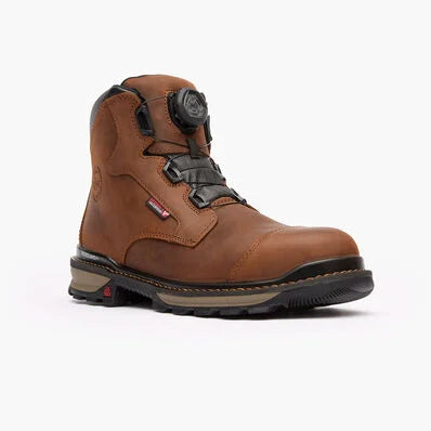 Men's Rocky Rams Horn Boa 6" Composite Toe Waterproof Work Boot RKK0390 - Crazy House Western Wear
