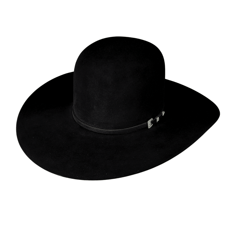 Rodeo King 100X Black 4 1/2" Felt Hat - Crazy House Western Wear