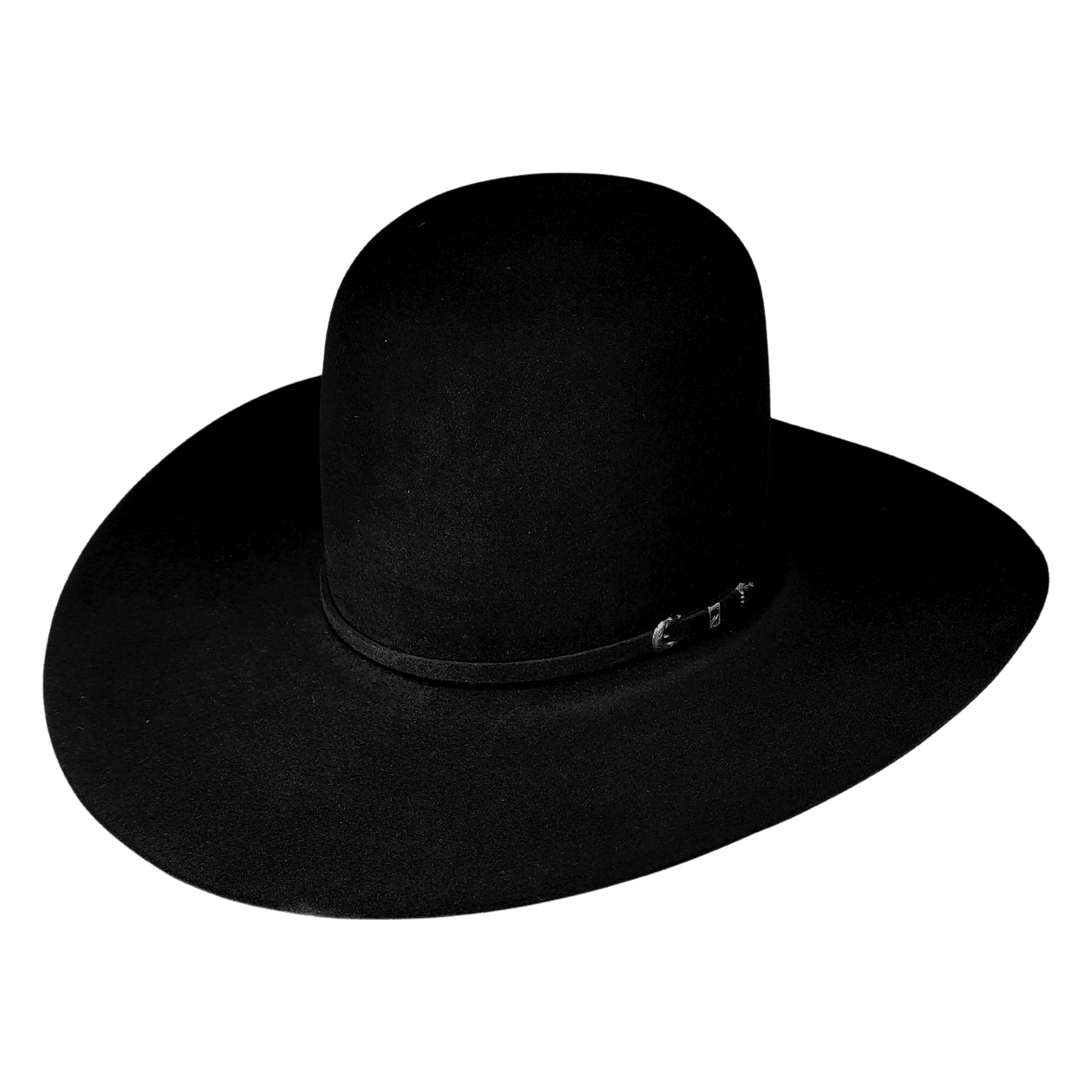 Rodeo King 10X Black 4 1/2" Felt Hat - Crazy House Western Wear