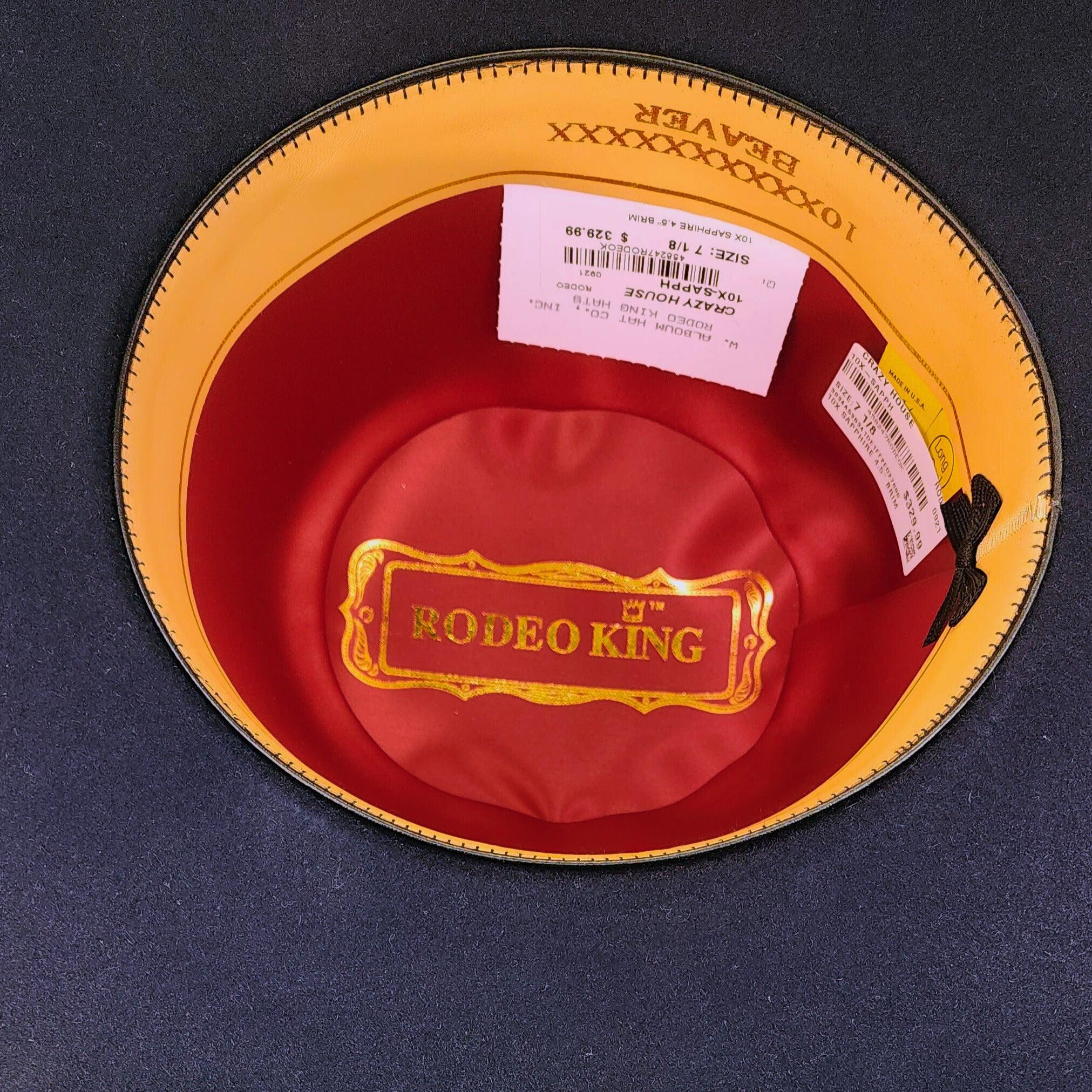 Rodeo King 10X Sapphire 4 1/2" Felt Hat - Crazy House Western Wear